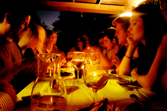 The restaurunt and lounge area is a place to meet friends as well as enjoy a romantic evening.